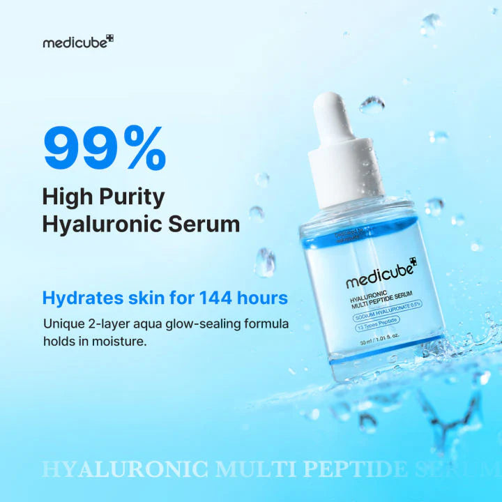 MEDICUBE HYALURONIC MULTI PEPTIDE SERUM  30ML