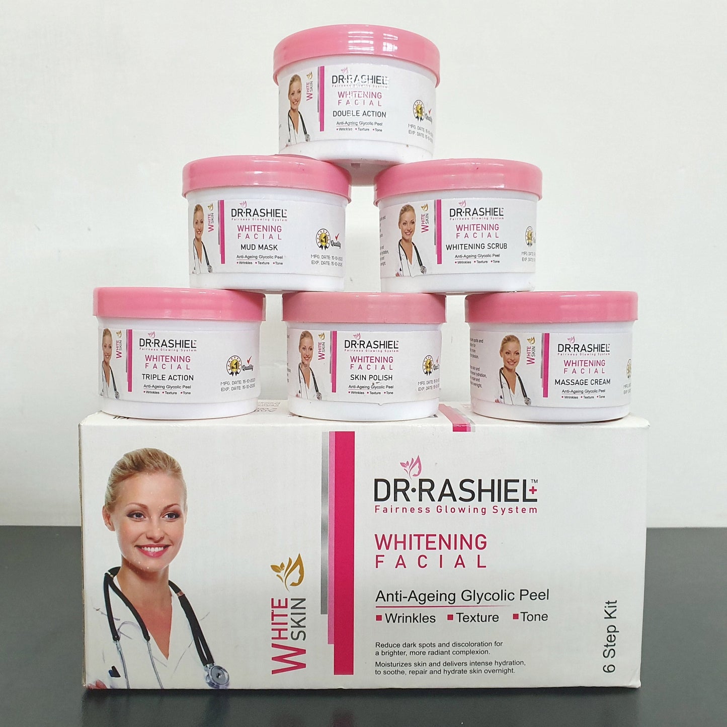 DR-RASHEL whitening 6 step facial kit