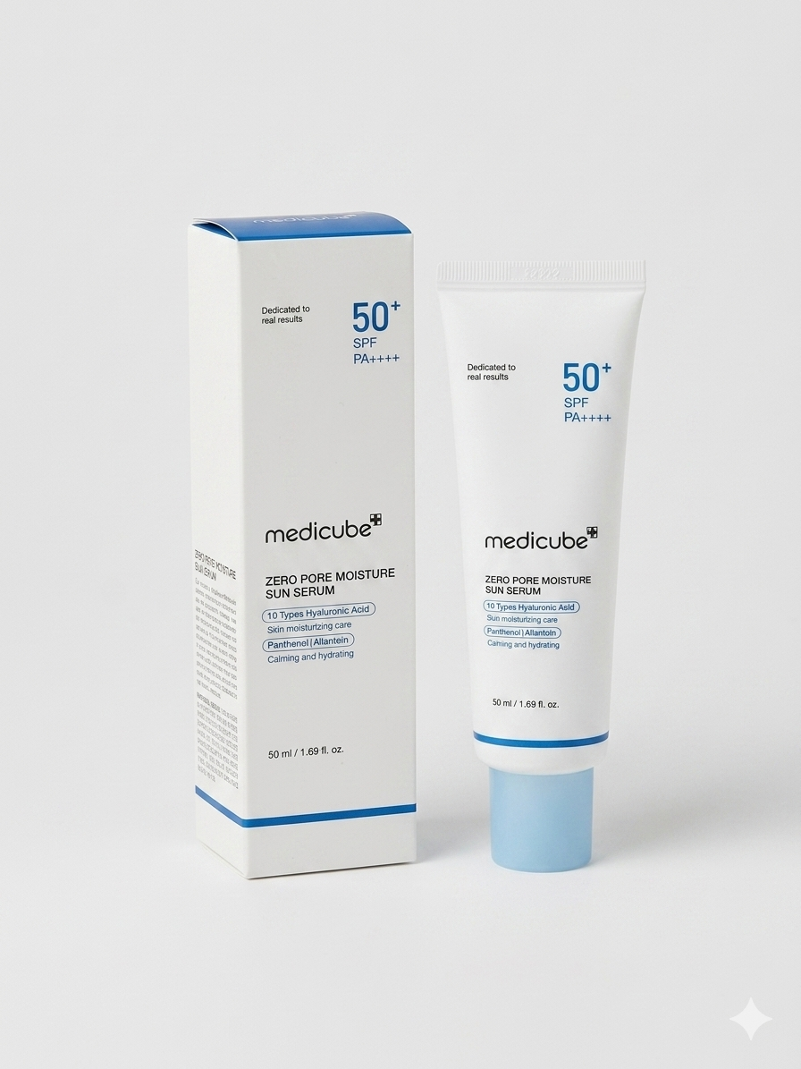 MEDICUBE ZERO PORE MOISTURE
SUN SERUM