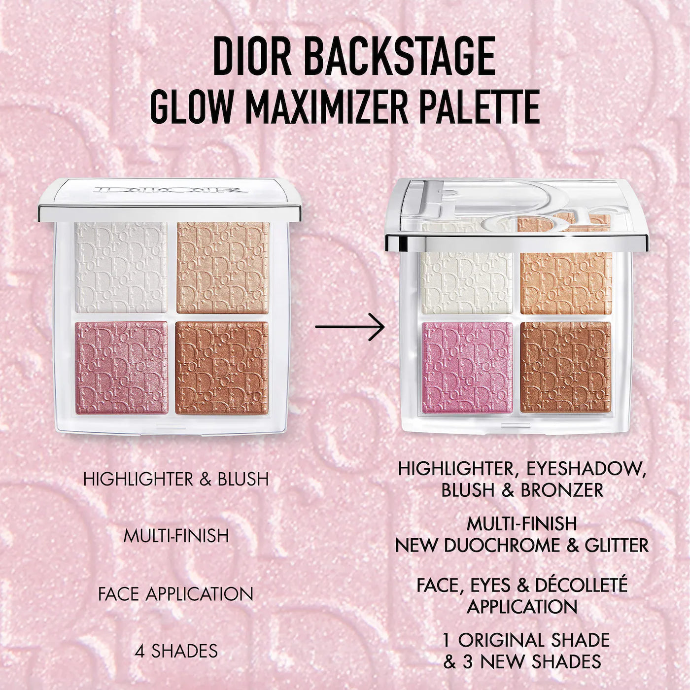DIOR BACKSTAGE  GLOW MAXIMIZER PALLET 001 (Latest packaging)