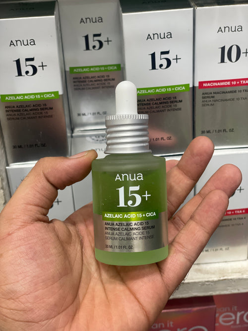 ANUA AZELAIC 15 + HYALURON REDNESS SOOTHING SERUM 30 ML.