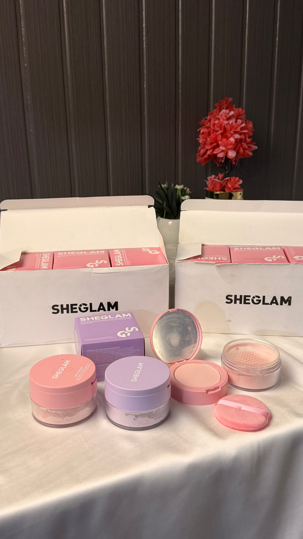 sheglam insta-ready face & setting powder duo