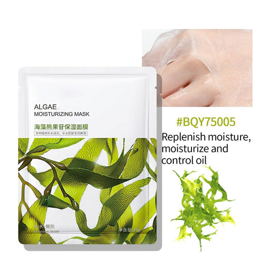 BIOAQUA Algae Moisturizing Face Sheet Mask Improving Dryness Mask