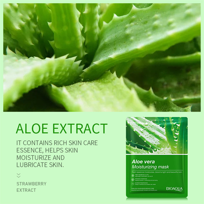 BIOAQUA Aloe Vera Moisturizing Face Sheet Mask