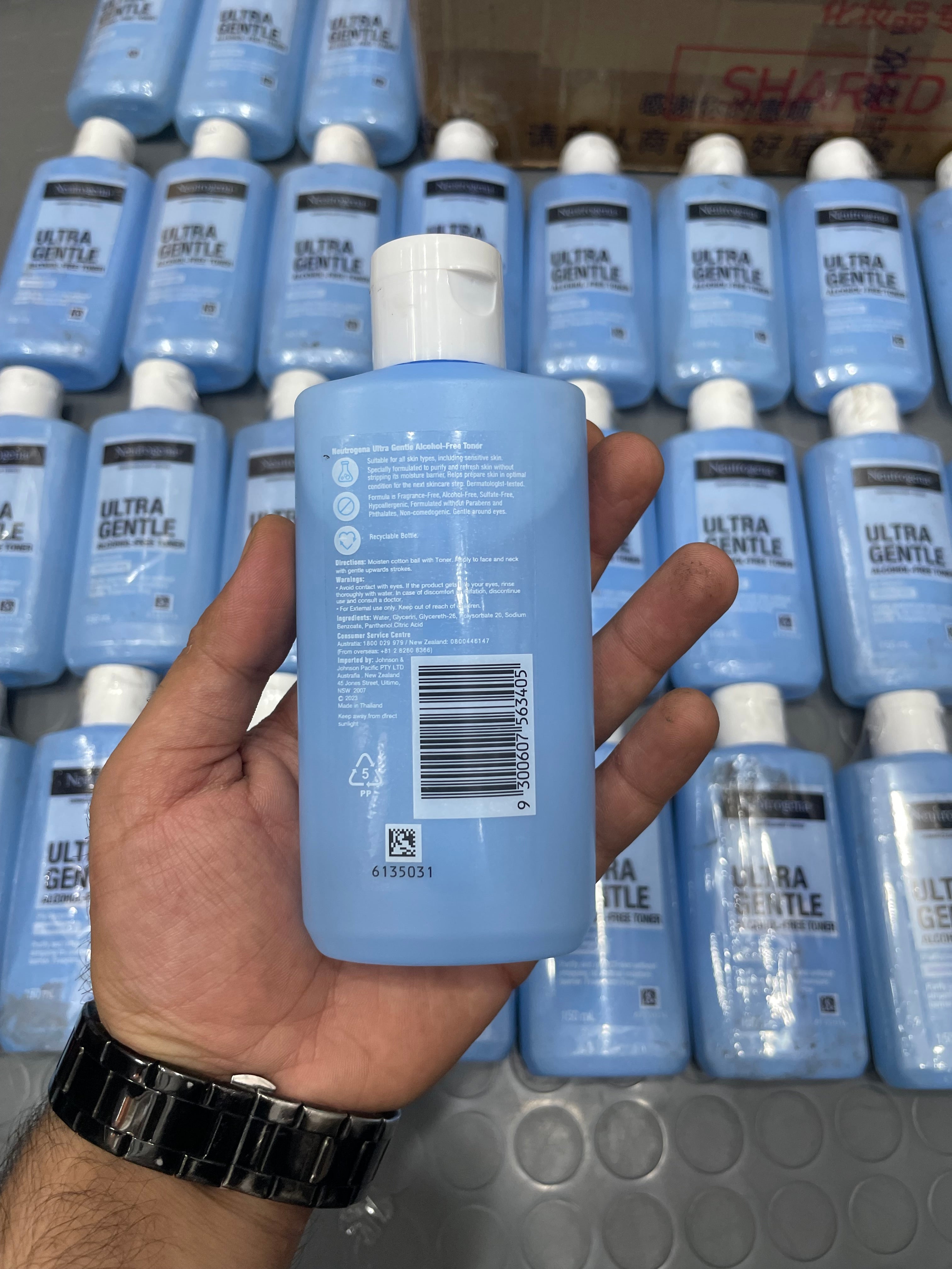 NEUTROGENA ULTRA GENTLE ALCOHOL 5% GLYCERIN