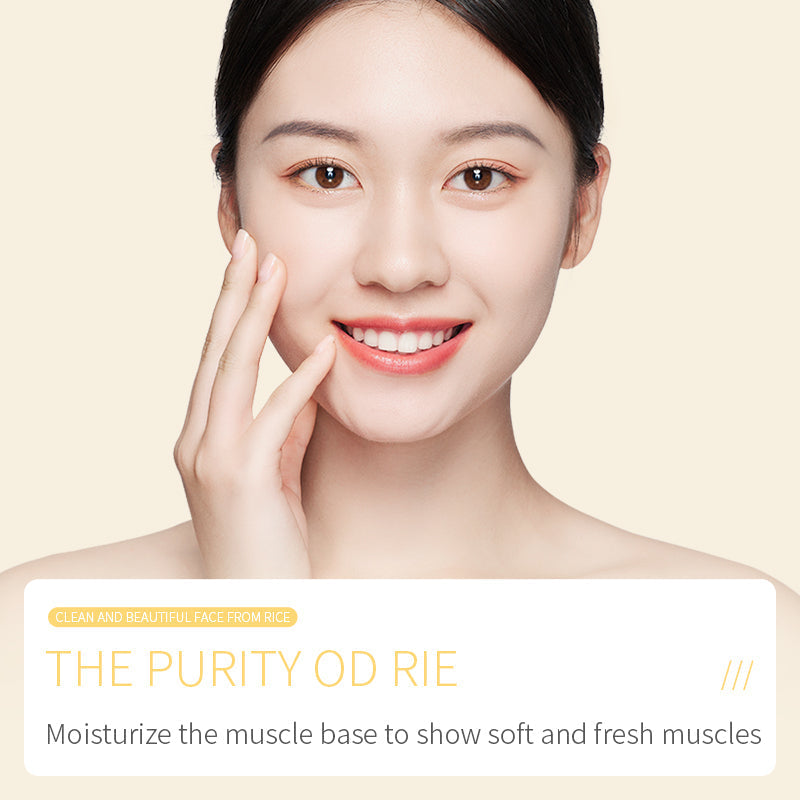 BIOAQUA Rice Raw Pulp Skin Whitening Product - Facial Cleanser