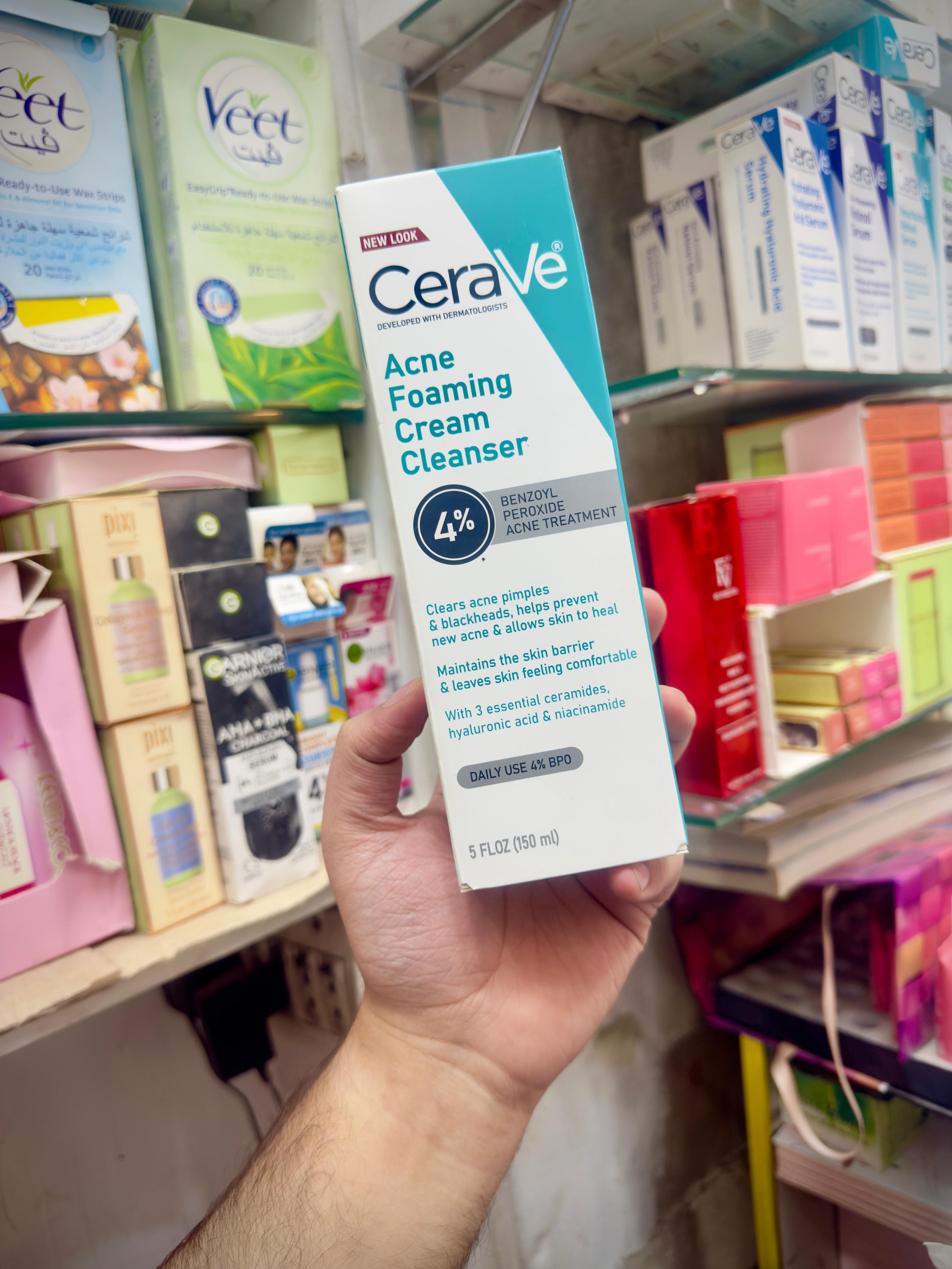 CERAVE ACNE FOAMING CREAM CLEANSER 150ML