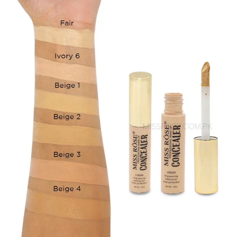 Miss Rose - Waterproof Concealer Beige 3 15Ml