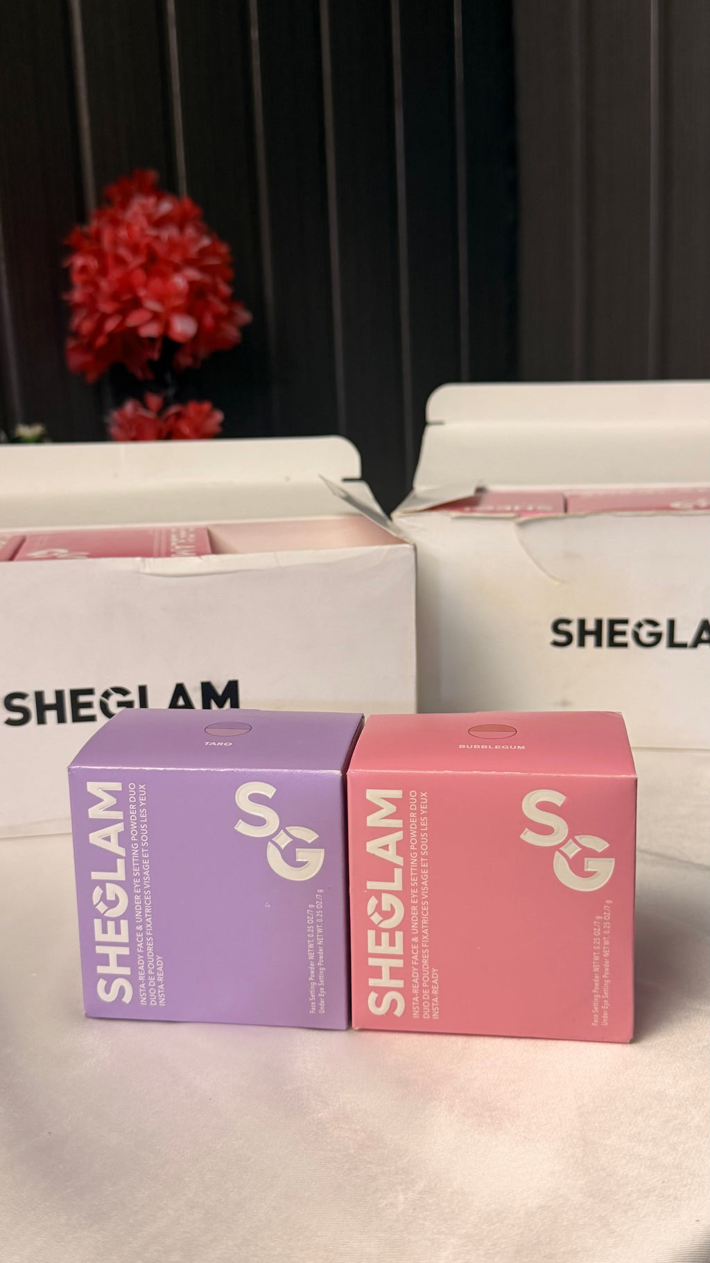 sheglam insta-ready face & setting powder duo