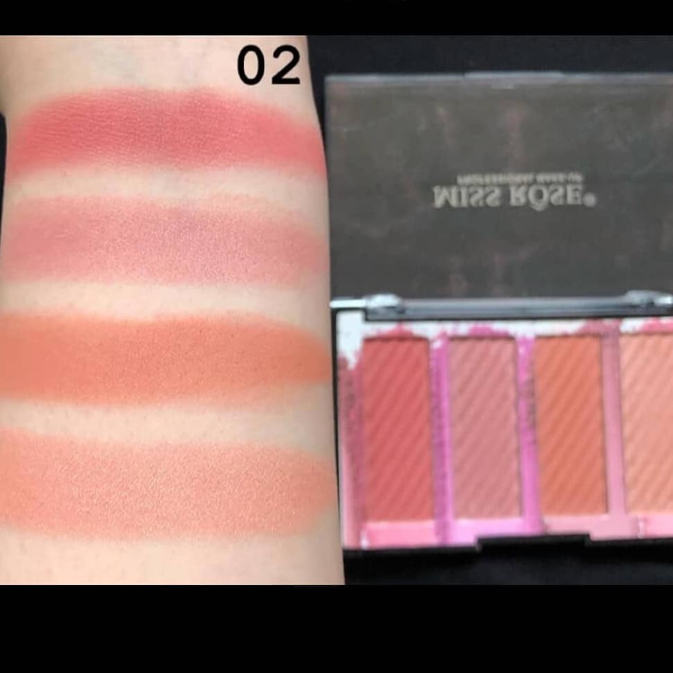 Original Miss Rose Bronzers 4 Color Blush Palette