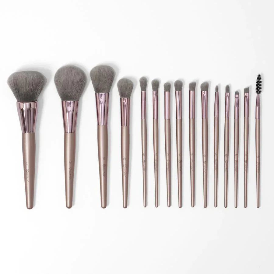 BH Cosmetics Lavish Elegance 15 Pieces Brush Set (With Pouch)