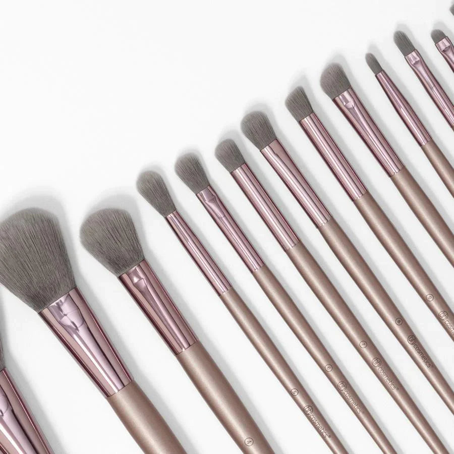 BH Cosmetics Lavish Elegance 15 Pieces Brush Set (With Pouch)