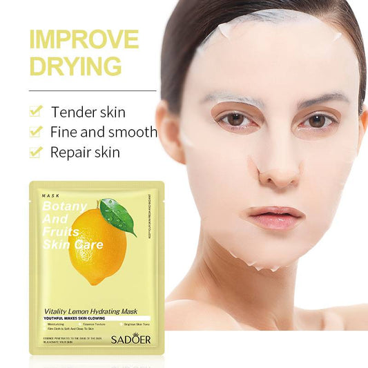 Sadoer Botany And Fruits Lemon Hydrating Face Sheet Mask