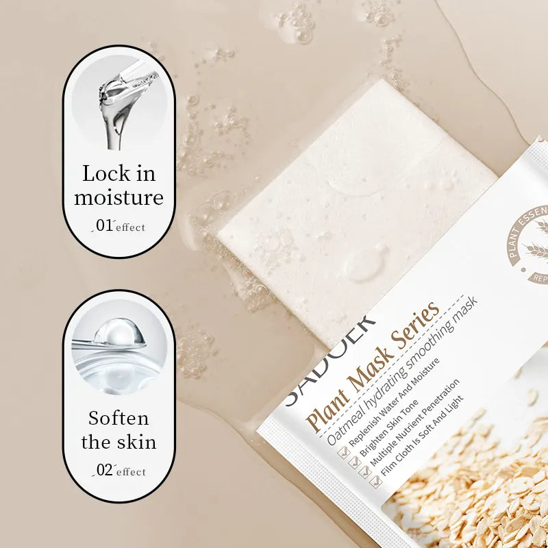 SADOER Oatmeal Hydrating Smoothing Face Sheet Mask