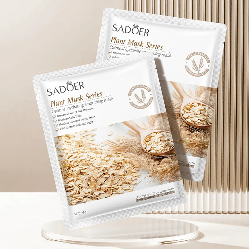 SADOER Oatmeal Hydrating Smoothing Face Sheet Mask