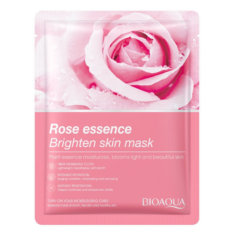 BIOAQUA Rose Essence Brighten Skin Face Sheet Mask