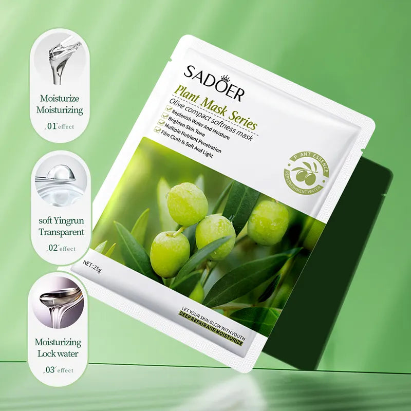 SADOER Olive Softness Face Sheet Mask