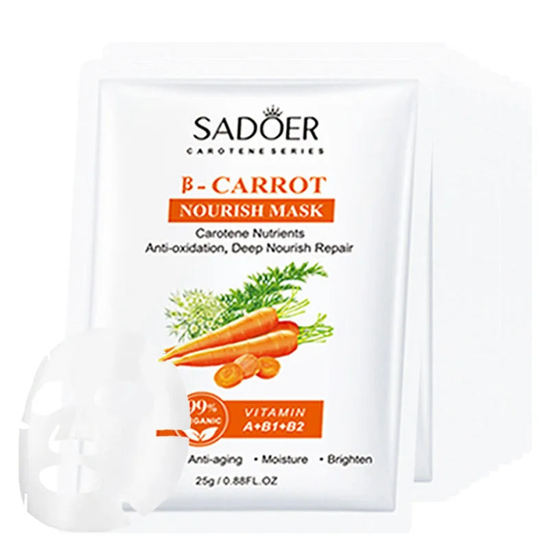 Sadoer B Carrot Deep Nourish Facial Sheet Mask