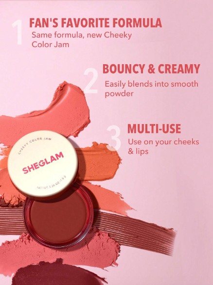 SHEGLAM CHEEKY COLOR JAM - ROSE MEADOW