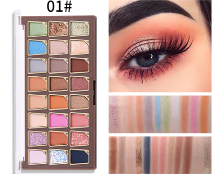 Missrose Rose 24-Color Eyeshadow PAN