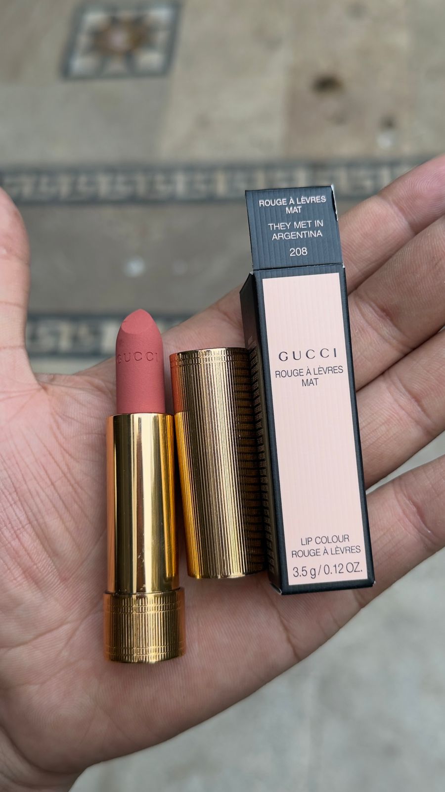 Gucci 208 They Met in Argentina, Rouge à Lèvres Mat Lipstick
