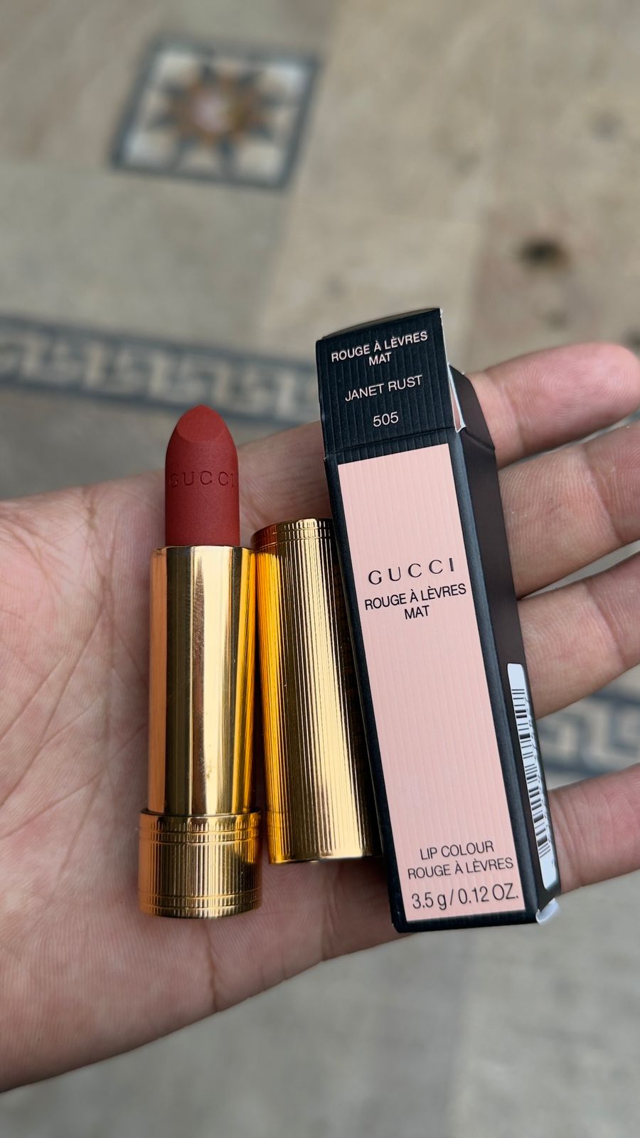 Gucci 505 Janet Rust, Rouge à Lèvres Mat Lipstick