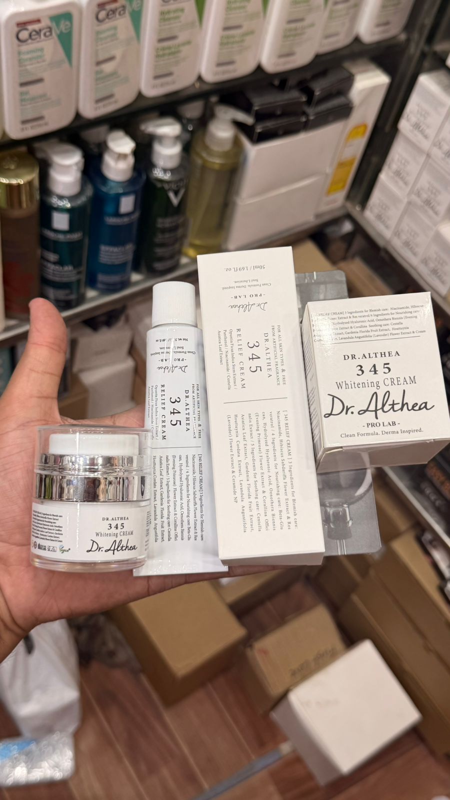 Dr Althea 345 Whitening + Relief Cream Bundle