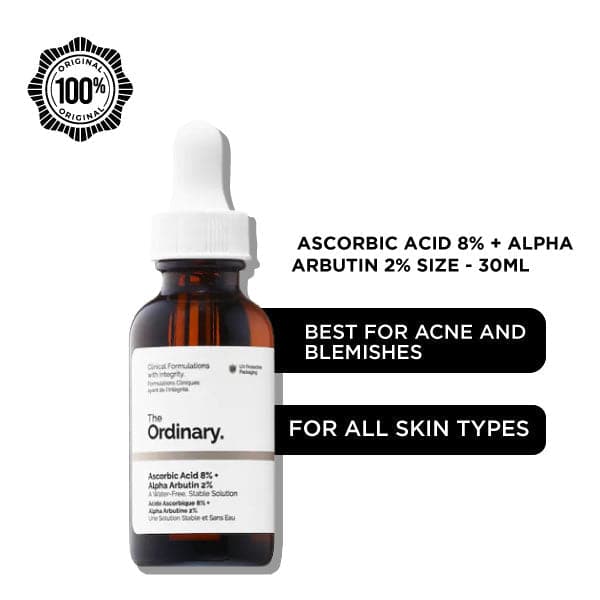 THE ORDINARY ASCORBIC ACID 8% + ALPHA ARBUTIN 2% SERUM