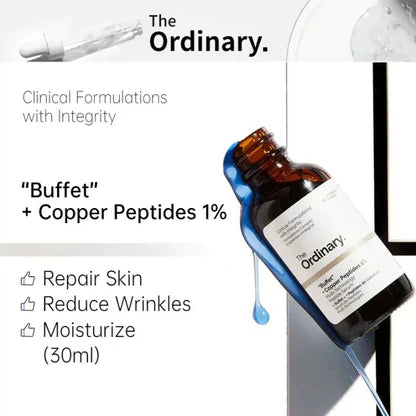 THE ORDINARY "BUFFET" + COPPER PEPTIDES 1% SERUM ANTI AGING REPAIR 30ML