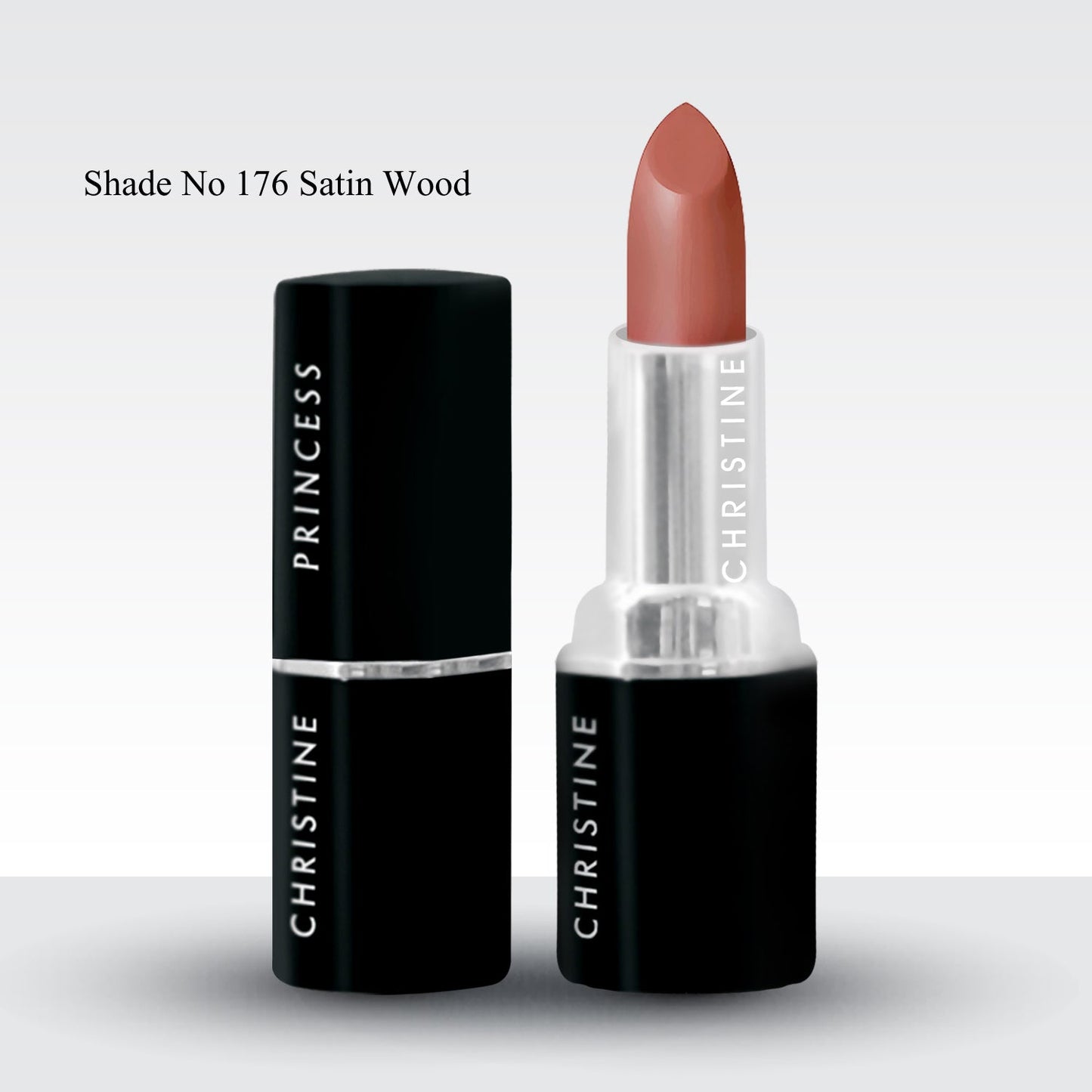 CHRISTINE PRINCESS  Matte Lipstick - 176 Satin Wood