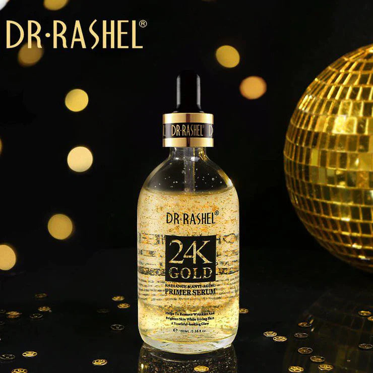 Dr.Rashel 24K Gold Primer Serum For Glow & Anti Aging- 100ml