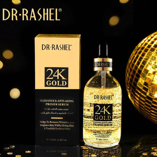 Dr.Rashel 24K Gold Primer Serum For Glow & Anti Aging- 100ml