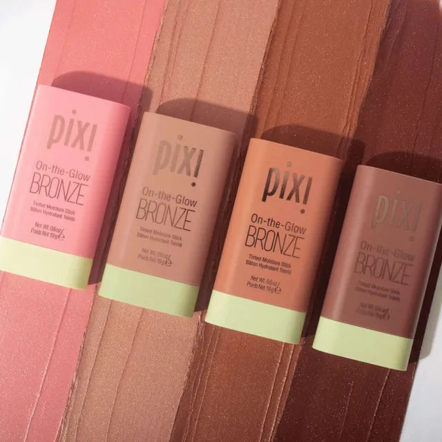PIXI BEAUTY ON-THE-GLOW BRONZE | PACK OF 4 IN EXTRA AFFORDABLE RANGE + 1 BLUSH GIFT