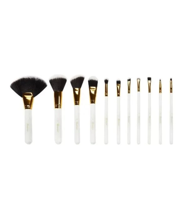 BH Cosmetics Dot Collection 11 Pcs Brush Set - White - AM Store