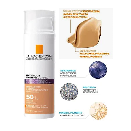 LA ROCHE-POSAY ANTHELIOS PIGMENT CORRECT CREAM SPF 50+