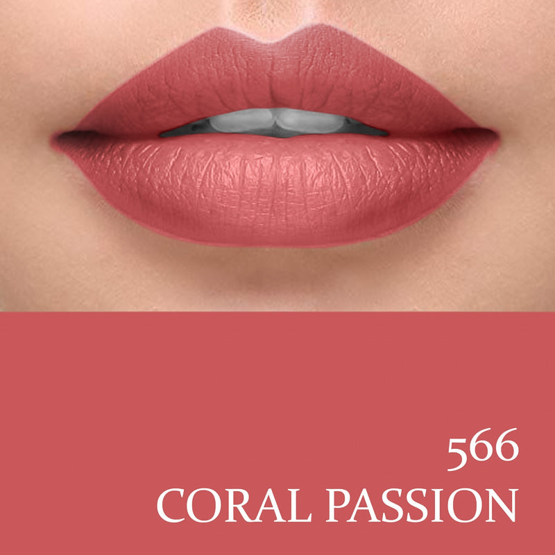 MEDORA OF LONDON Matte Lipstick- 566 CORAL PASSION