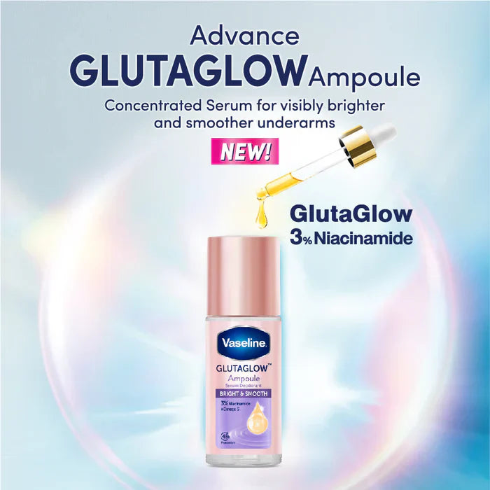 Vaseline PURPLE  Roll-On Glutaglow Bright & Smooth Deodorant 45ml