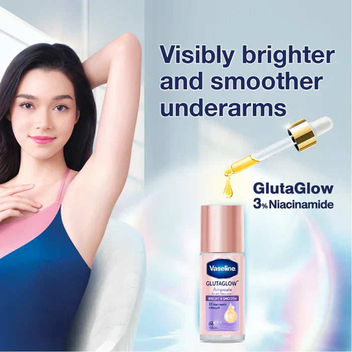 Vaseline PURPLE  Roll-On Glutaglow Bright & Smooth Deodorant 45ml