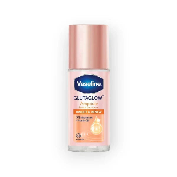 Vaseline ORANGE Roll On Glutaglow Bright & Renew 48h Ampoule Deodorant 45ml
