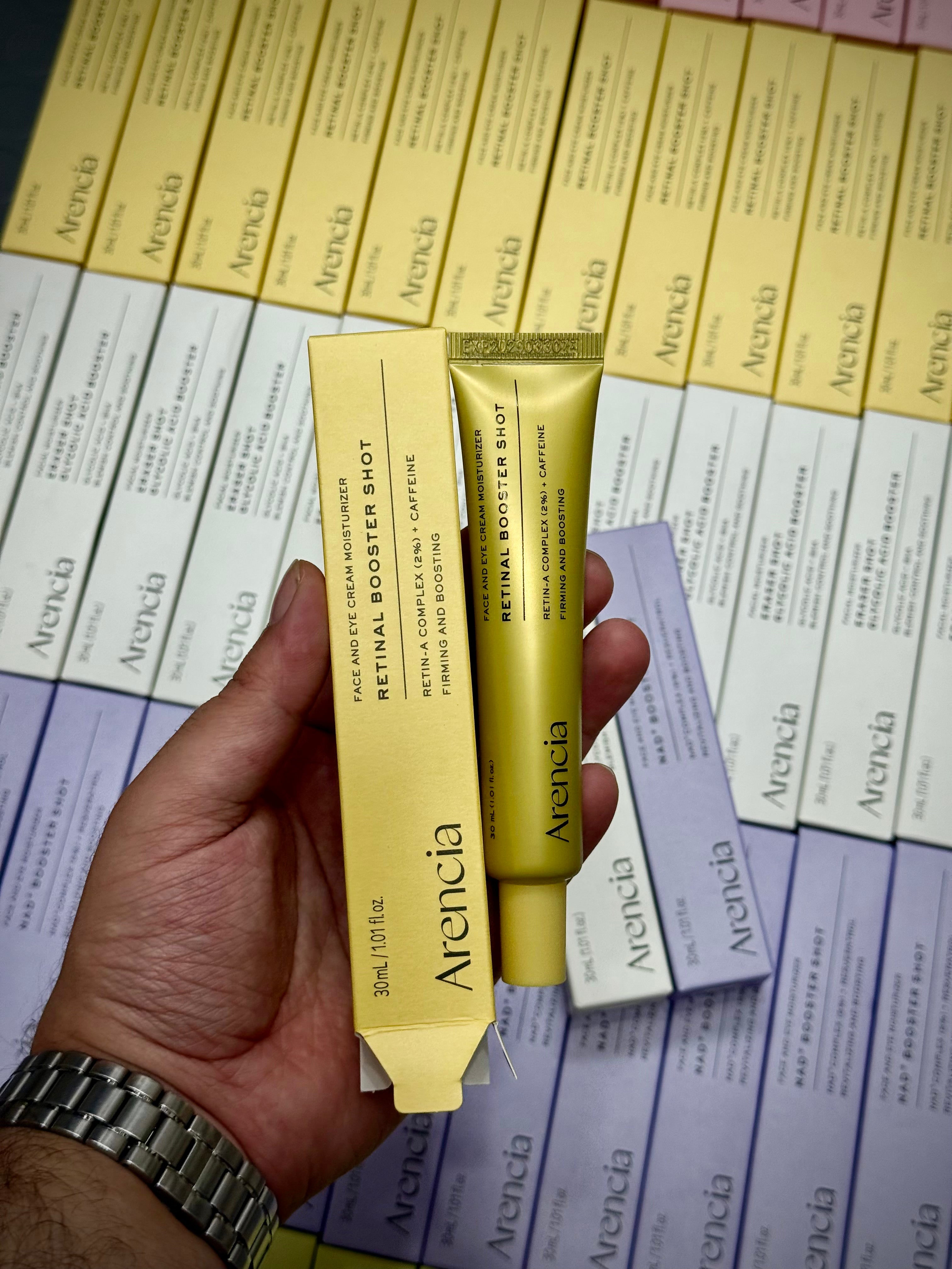 ARENCIA RETNAL BOOSTER SHOT | FACE & EYE CREAM MOISTURIZER